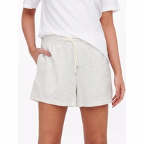 ONLY Højtaljede Sweat Shorts Oatmeal